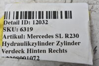 Mercedes SL R230 Hydraulikzylinder Zylinder Verdeck Hinten Rechts A2308001172 Bild 5