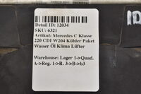 Mercedes 200 250 220 cdi W204 W212 W207 W218 Kühler Paket Wasser Öl Klima Lüfter Bild 5