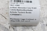 Mercedes CLK W209 Cabrio Hydraulikzylinder Zylinder Verdeck Rechts A2098000872 Bild 5
