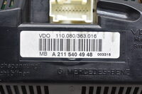 Mercedes E 320 CDI W211 MPH Tacho Kombiinstrument Instrumententafel A2115404948 Bild 5