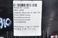 Mercedes E 320 CDI W211 MPH Tacho Kombiinstrument Instrumententafel A2115404948 Bild 6