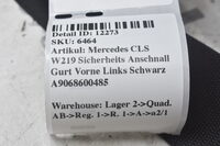 Mercedes W906 Sicherheits Anschnall Gurt Vorne Links Schwarz A9068600485 Bild 5