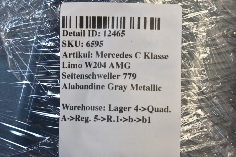 Mercedes C Klasse W204 Limo AMG Seitenschweller 779 Gray Bild 8