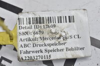 Mercedes SL S CL  ABC Druckspeicher Fahrwerk Speicher Behälter  A2203270115 Bild 6