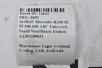 Mercedes R230 SL 55 500 600 ABC Fahrwerk Ventil Ventilblock Einheit A2203280031 Bild 6