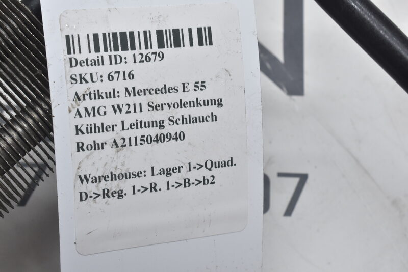 Mercedes E 55 AMG W211 Servolenkung Kühler Leitung Schlauch Rohr A2115040940 Bild 5