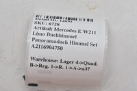 Mercedes E W211 Limo Dachhimmel Panoramadach Himmel Set A2116904750 Bild 10