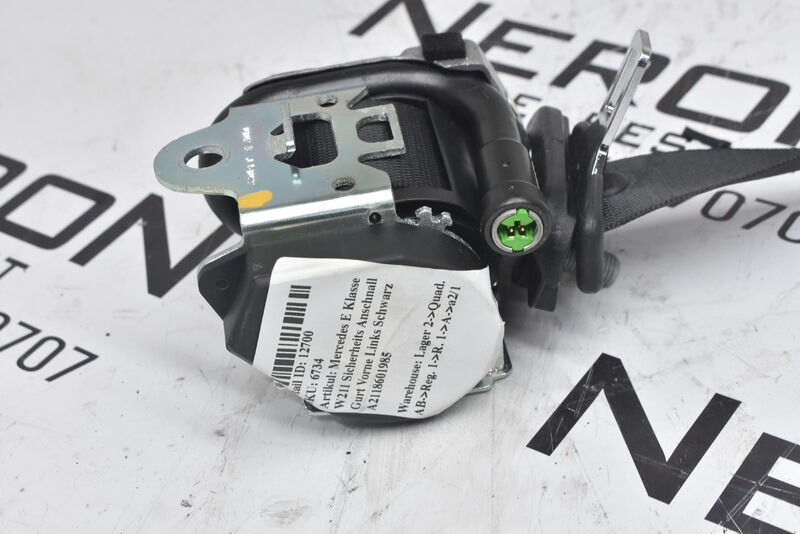 Mercedes E W211 Sicherheits Anschnall Gurt Vorne Links Schwarz A2118601985 Bild 3