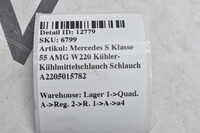 Mercedes S Klasse 55 AMG W220 Kühler-Kühlmittelschlauch Schlauch A2205015782 Bild 5
