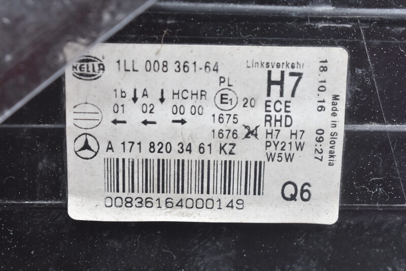 Mercedes SLK Halogen Scheinwerfer Vorne Rechts A1718203461 Bild 8