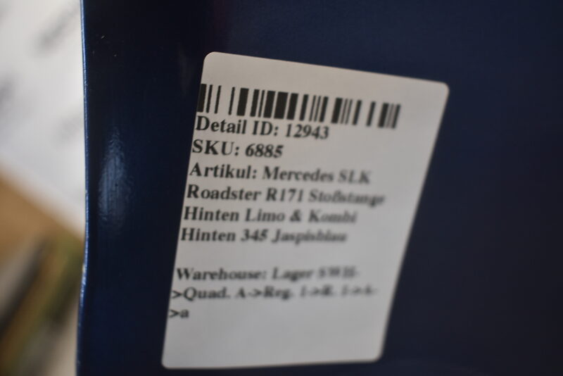 Mercedes SLK R171 Stoßstange Schürze Hinten 345 Jaspisblau Bild 10