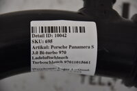 Porsche Panamera S 3.0 Bi-turbo 970 Ladeluftschlauch Turboschlauch 97011015661 Bild 6
