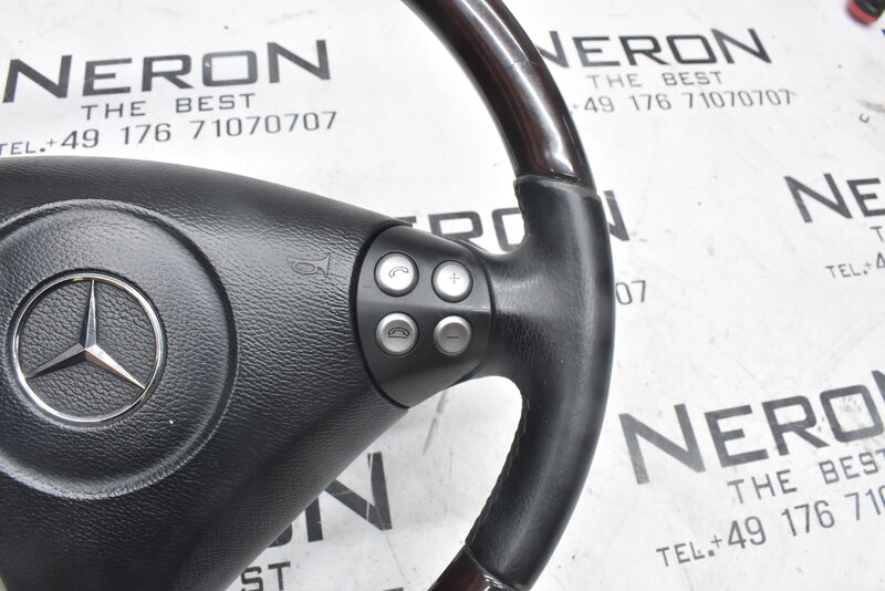 Mercedes SLK R171 W203 CL203 C Lenkrad Leder Multifunktion A1714600203 Bild 5