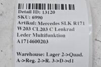 Mercedes SLK R171 W203 CL203 C Lenkrad Leder Multifunktion A1714600203 Bild 10