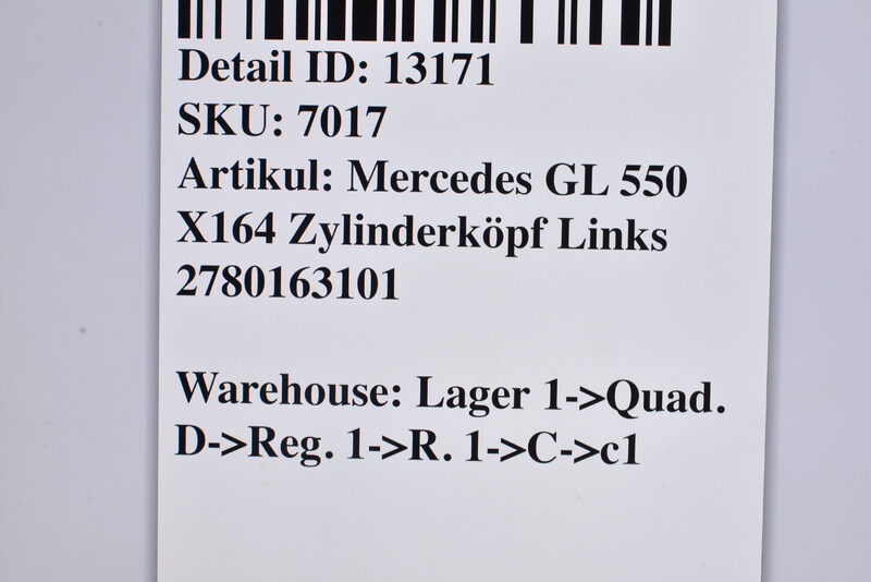 Mercedes GL S E CLS 500 X166 W212 W221 W222 W218 Zylinderköpf Links 2780163101 Bild 6