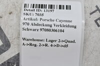 Porsche Cayenne 970 Abdeckung Verkleidung  Schwarz 97080306104 Bild 6