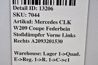 Mercedes CLK W209 Federbein Stoßdämpfer Vorne Links Rechts A2093201530 Bild 6