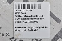 Mercedes 320 CDI W203  Drehmomentwandler Wandler A2112500902 Bild 6