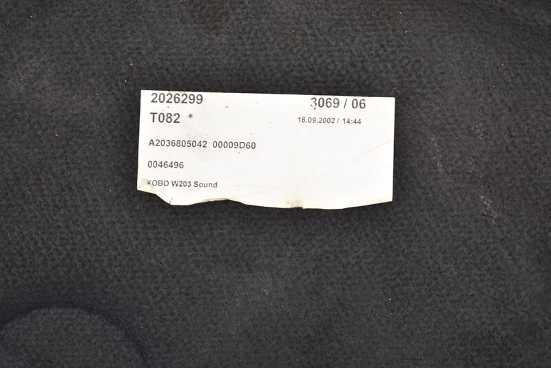 Mercedes CLK W209 Kofferraumboden Gepäckabdeckung Kofferraummatte A2036805042 Bild 5