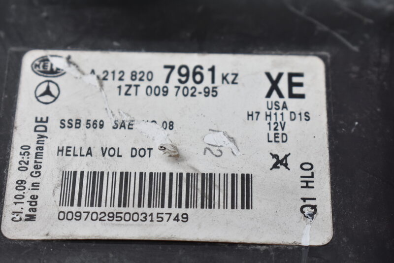 Mercedes E Klasse W212  Bi-Xenon Scheinwerfer Links A2128207961 Bild 6