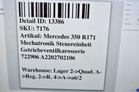 Mercedes 350 R171  Mechatronik Getriebeventilkarosserie A2202702106 Bild 7