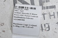 Mercedes E Klasse W212 AMG Packet Lenkrad Multifunktion  Schwarz A2124603303 Bild 5