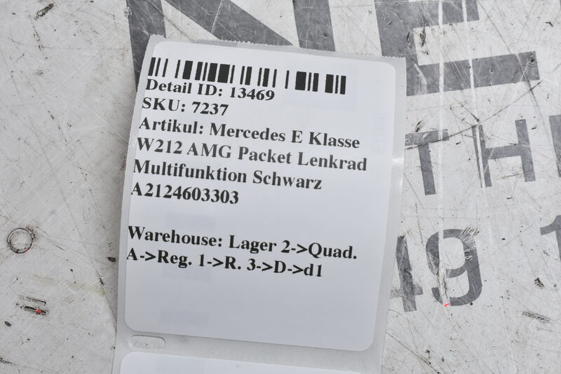 Mercedes E Klasse W212 AMG Packet Lenkrad Multifunktion  Schwarz A2124603303 Bild 5