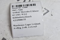 Mercedes E Klasse 63 AMG W212 Kühlmittelschlauch A2125000175 Bild 4