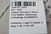 Mercedes E Klasse W212  Kühler Abdeckung Verkleidung A2125000916 Bild 4