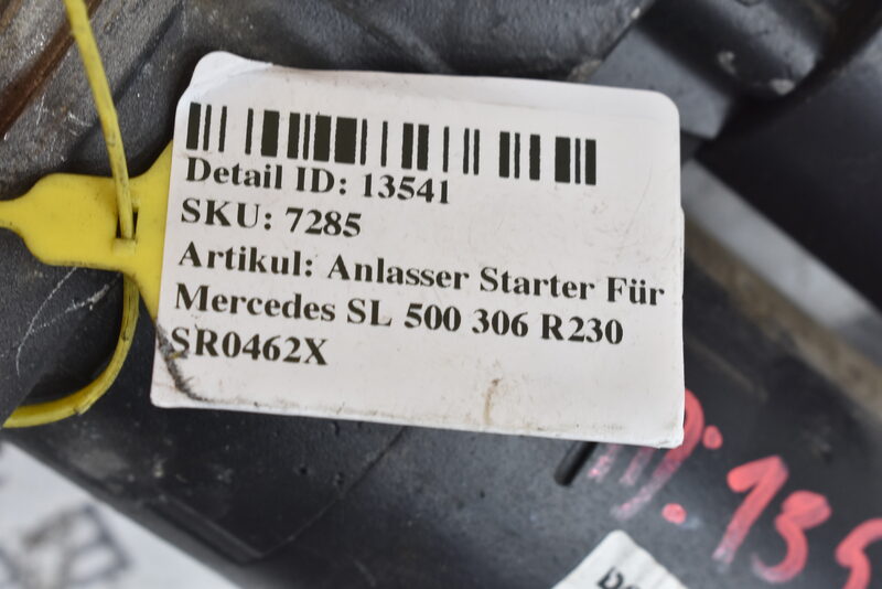 Anlasser Starter Für Mercedes SL 500 306 R230 SR0462X Bild 5