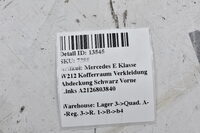 Mercedes E Klasse W212 Fahrerbod Belag  Schwarz Vorne Links A2126803840 Bild 7