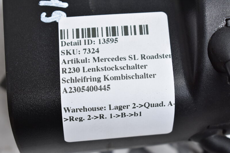 Mercedes SL R230 Lenkstockschalter Schleifring Kombischalter A2305400445 Bild 6