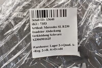 Mercedes SL R230 Roadster Abdeckung Verkleidung  Schwarz A2306901625 Bild 6