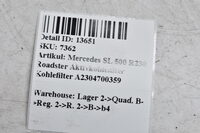 Mercedes SL 500 R230  Roadster Aktivkohlefilter Kohlefilter A2304700359 Bild 6