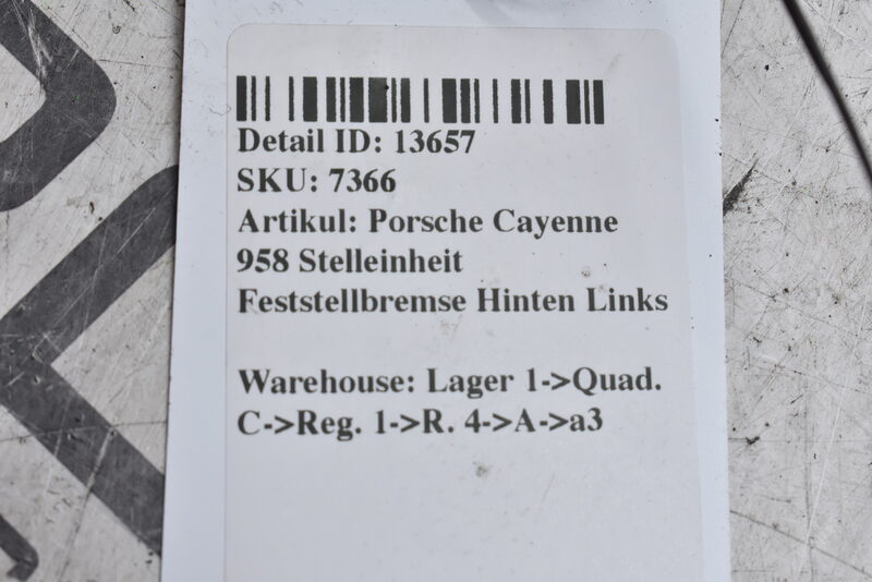 Porsche Cayenne 958 Stelleinheit Feststellbremse Hinten Links Bild 4