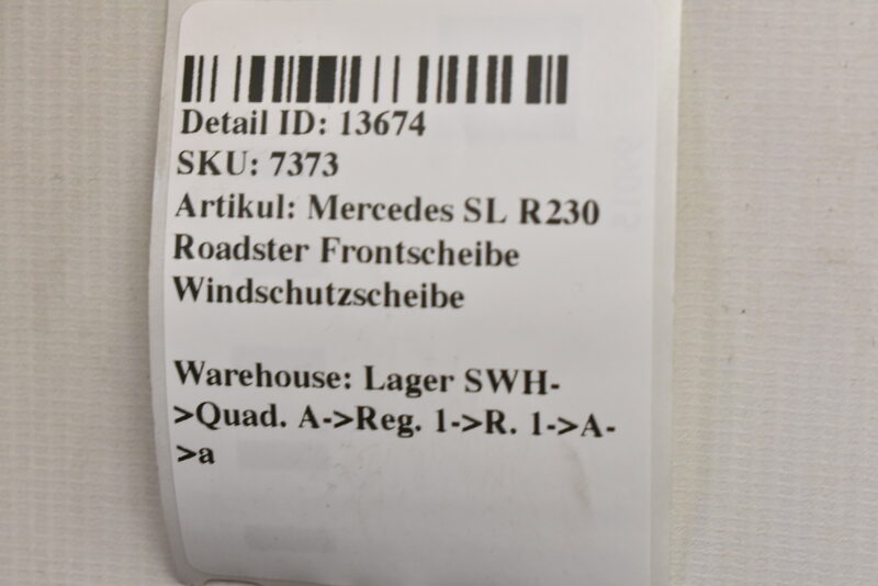 Mercedes SL R230 Roadster Frontscheibe Windschutzscheibe A2306700901 Bild 5