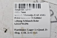 Mercedes E 63 AMG W212 Getriebe Öl Kühler Leitung Schlauch Rohr A2122701296 Bild 4
