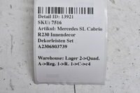 Mercedes SL Cabrio R230 Innendecor Dekorleisten Set  A2306803739 Bild 10