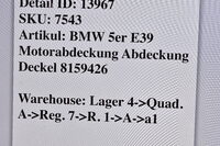 BMW 5er E39 Motorabdeckung Abdeckung Deckel 8159426 Bild 6