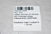 Mercedes SL 500 R230 ABC Federung Leitung Schlauch Rohr A2309974582 Bild 5