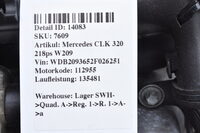 Mercedes CLK E C S 320 218ps W209 W210 W211 W203 W220 W163 112955 Motor Engine Bild 6
