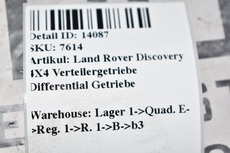 Land Rover Discovery 4X4  Verteilergetriebe Differential Getriebe Bild 7