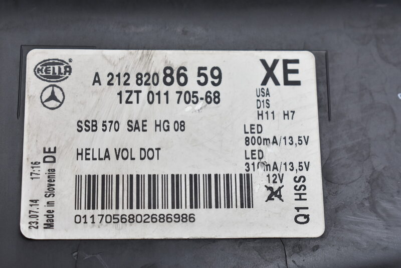 Mercedes E Klasse W212 Bi-Xenon Scheinwerfer Rechts A2128208659 Bild 5