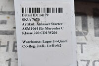 Anlasser Starter ASM1064 für Mercedes C Klasse 220 CDI W204 Bild 5