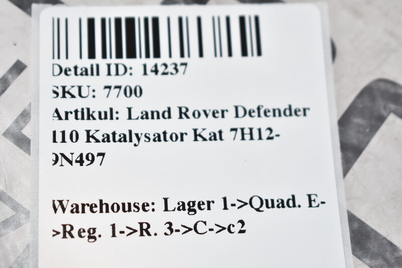Land Rover   Katalysator Kat  7H12-9N497 KAT093 Bild 7