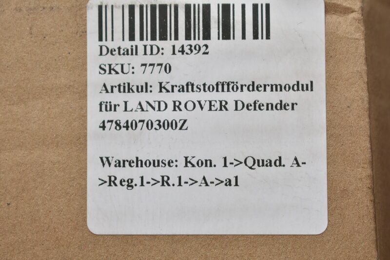Kraftstofffördermodul für LAND ROVER Defender 4784070300Z Bild 4