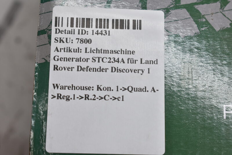 Lichtmaschine Generator STC234A für Land Rover Defender Discovery 1 Bild 5