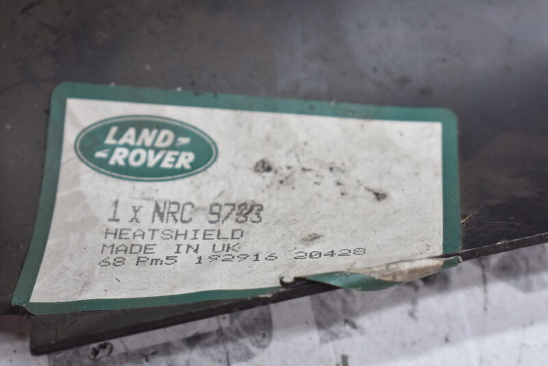 Land Rover Defender Hitzeschild früher 4-Zylinder Diesel NRC9733 Bild 3