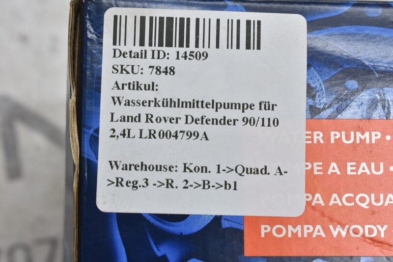 Wasserkühlmittelpumpe für Land Rover Defender 90/110 2,4L LR004799A Bild 5