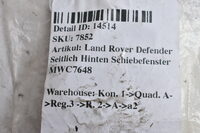 Land Rover Defender Seitlich Hinten Schiebefenster MWC7648 Bild 7